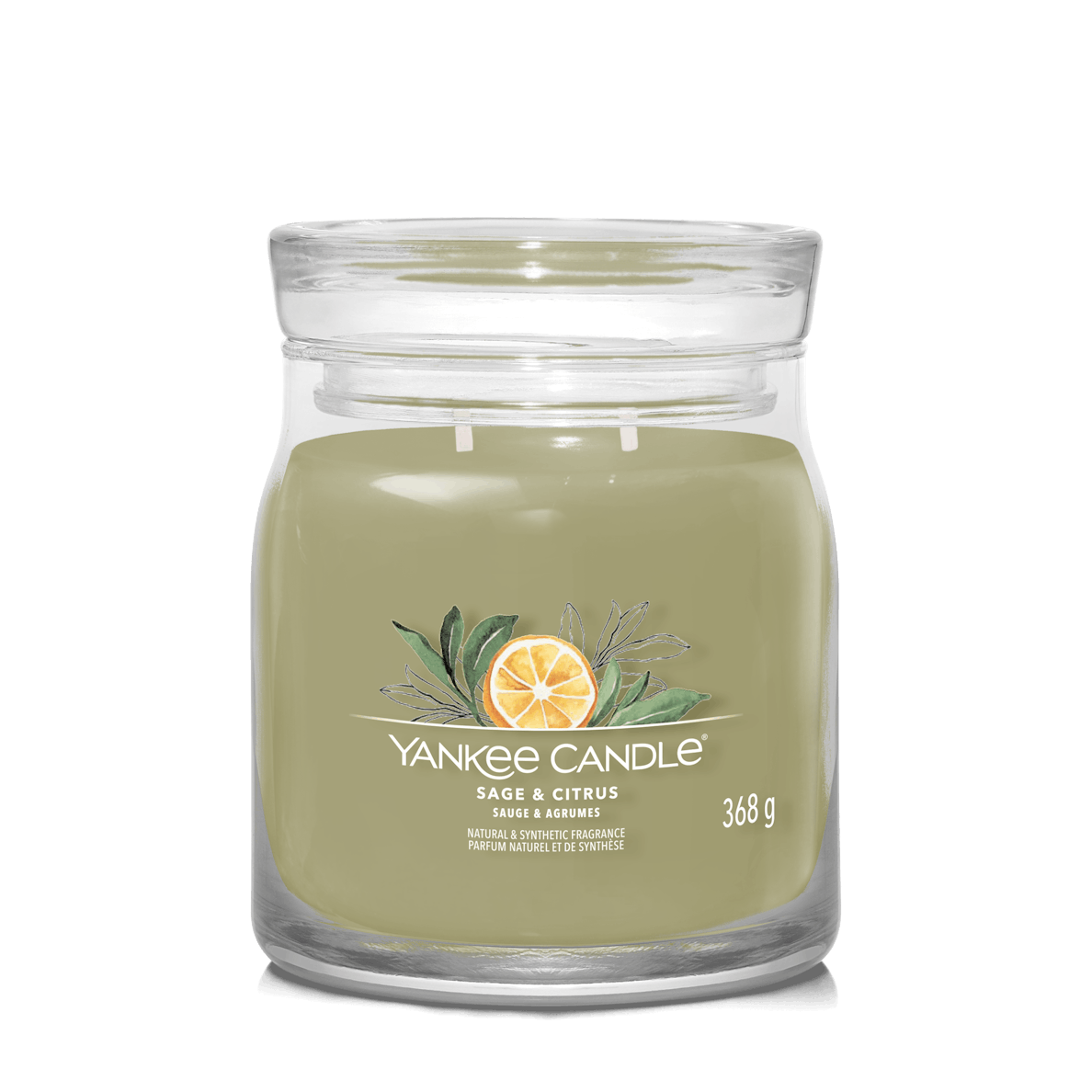 Yankee Candle Sage & Citrus Signature Medium Scented Candle