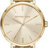 ساعة مايكل كورس Addyson Gold Dial Gold Leather