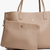 Tommy Hilfiger Monogram Plaque Tote Bag