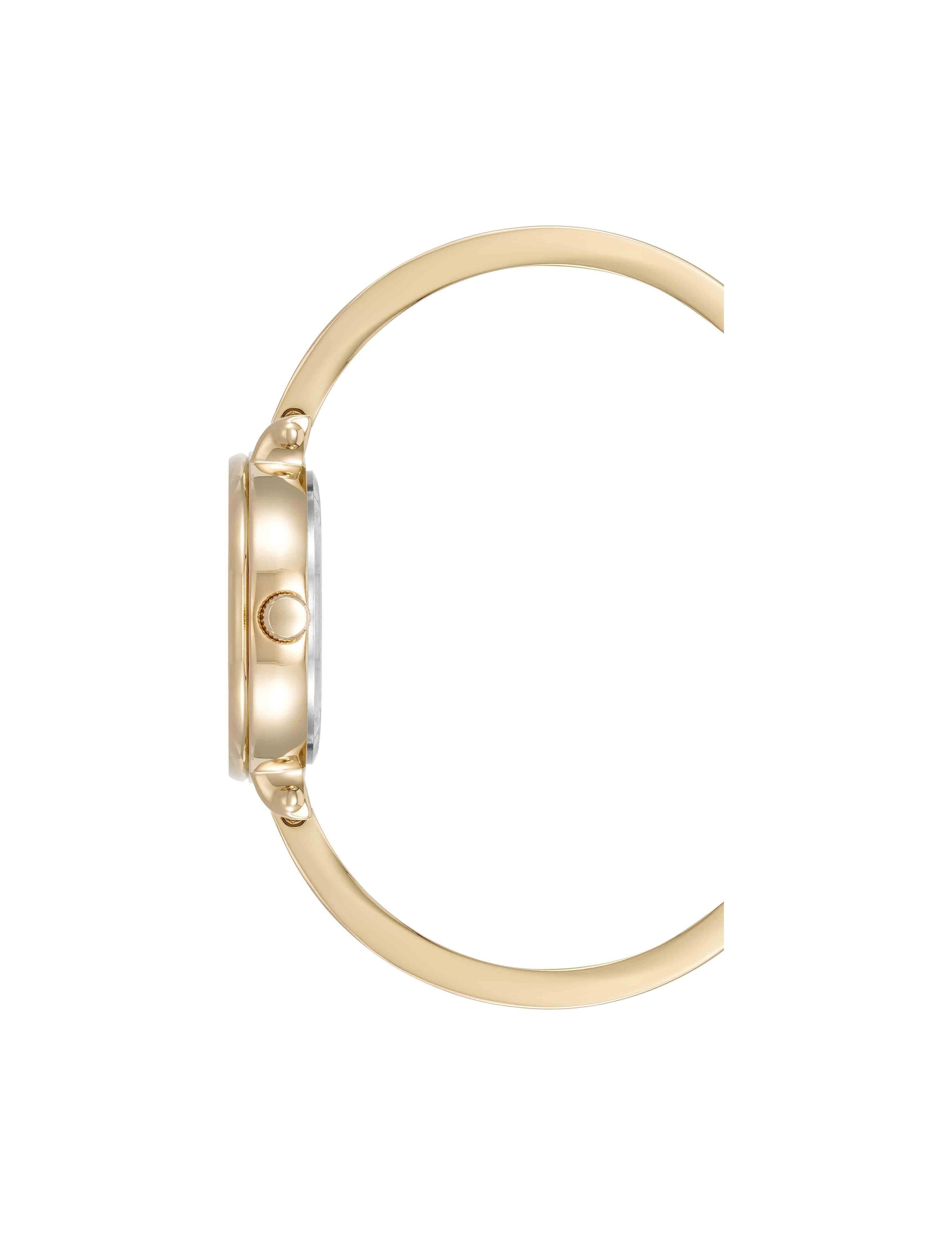 طقم ساعة وسوار آن كلاين Round Gemstone Bangle