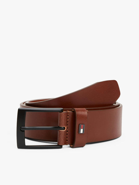 Tommy Hilfiger Square Buckle Leather Belt