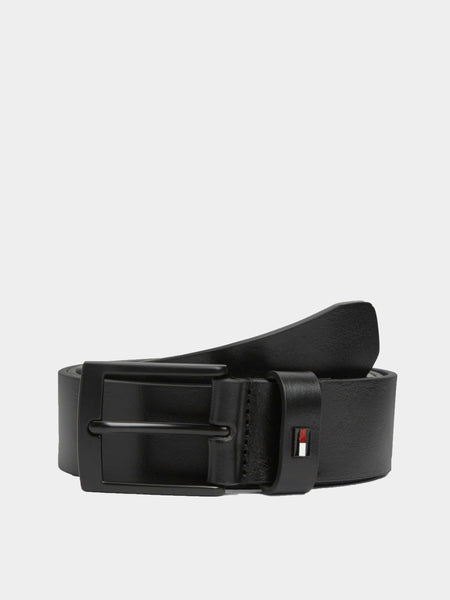 Tommy Hilfiger Square Buckle Leather Belt