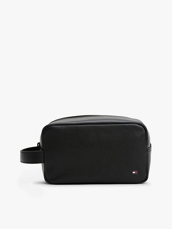 תיק טומי הילפיגר Hilfiger Flag Leather Washbag