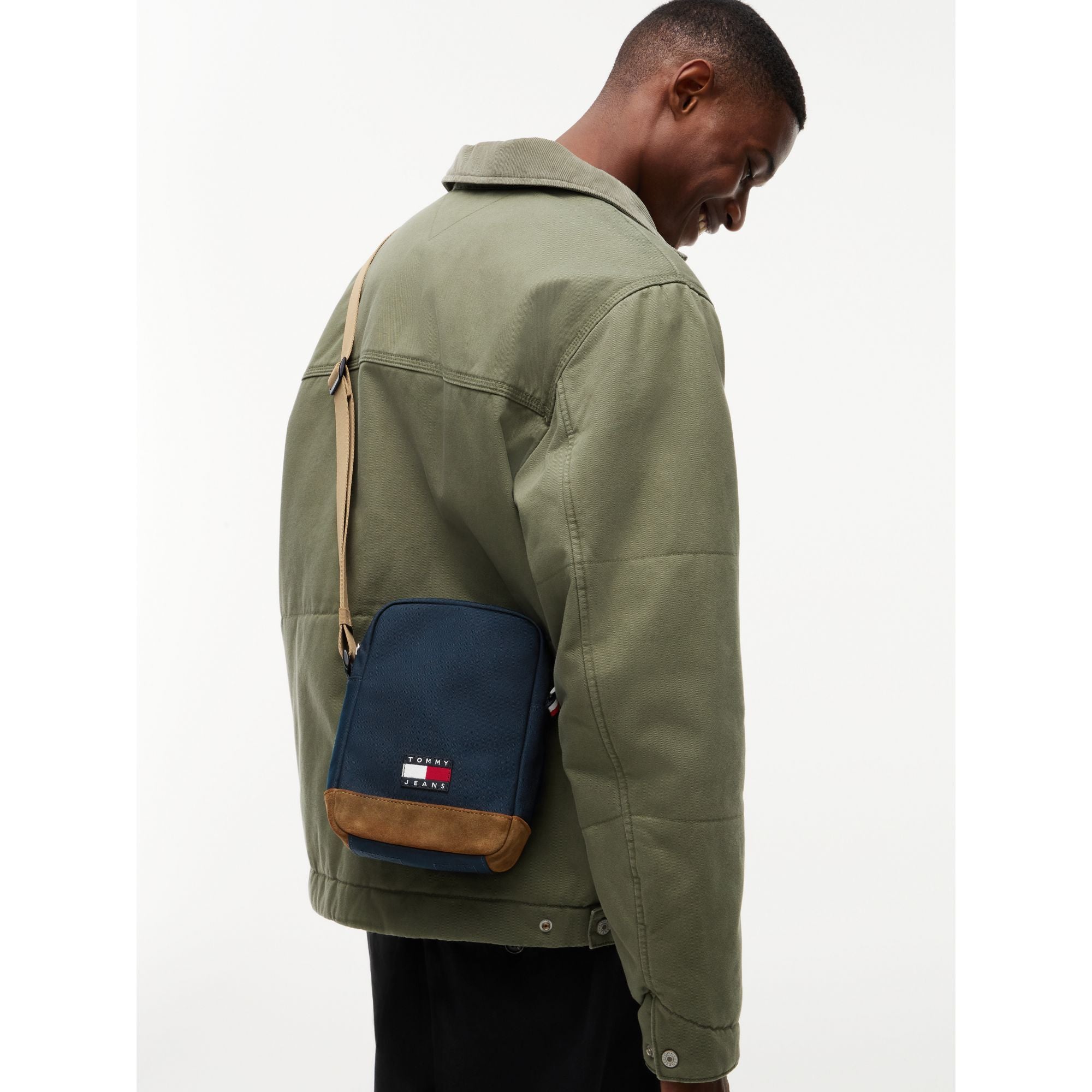 Tommy Hilfiger Tjm Colorblock Utility Reporter Bag