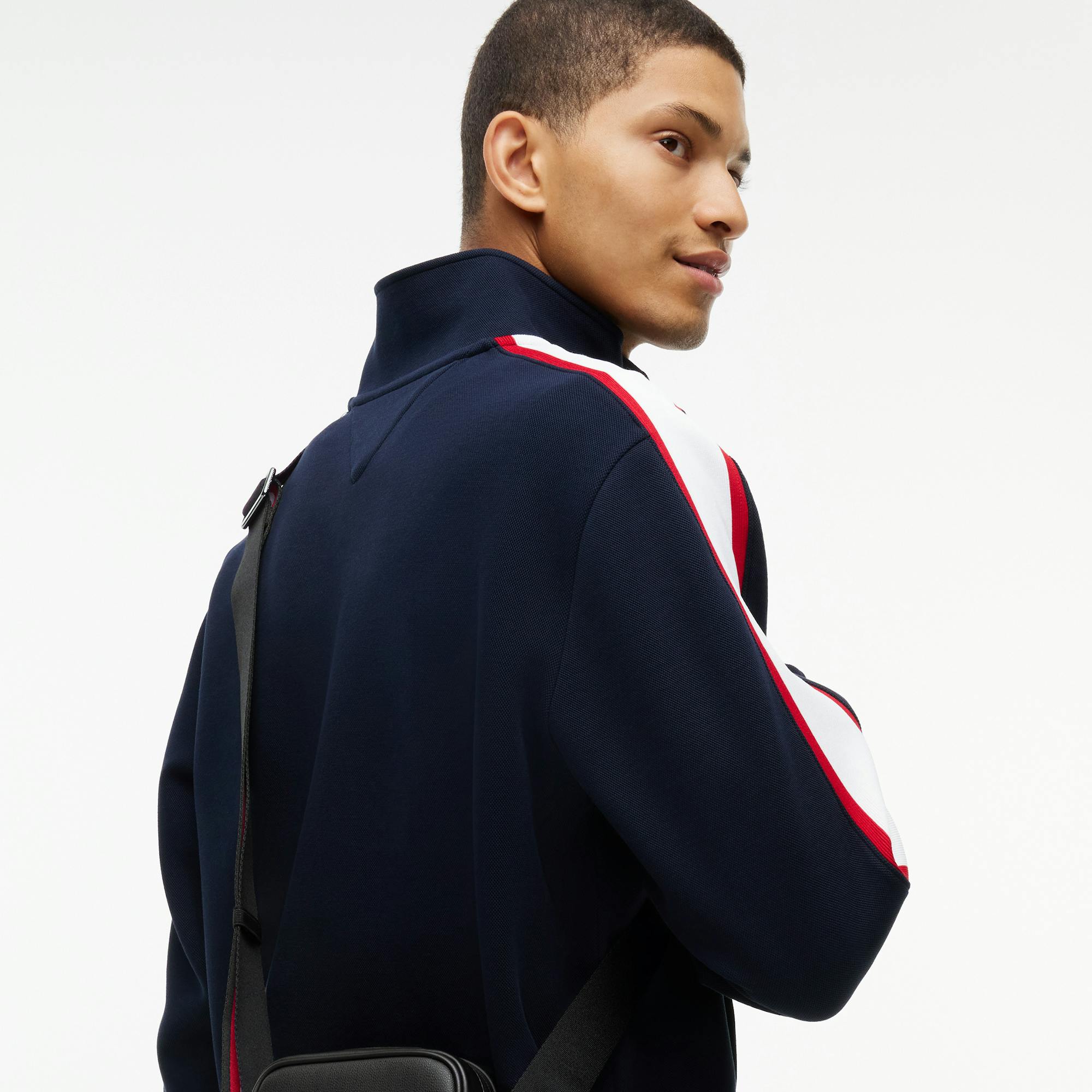 Tommy Hilfiger Textured Mini Reporter Bag