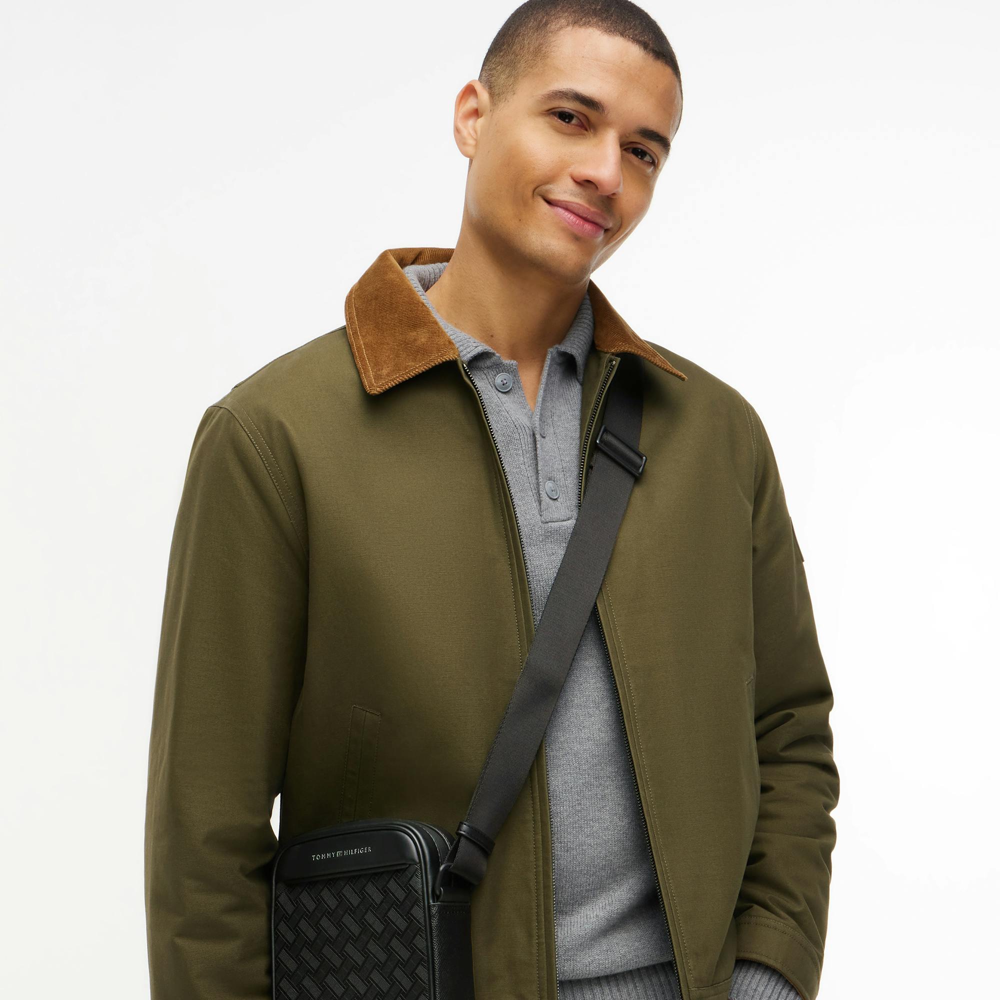 Tommy Hilfiger Modern Monogram Mini Reporter Bag