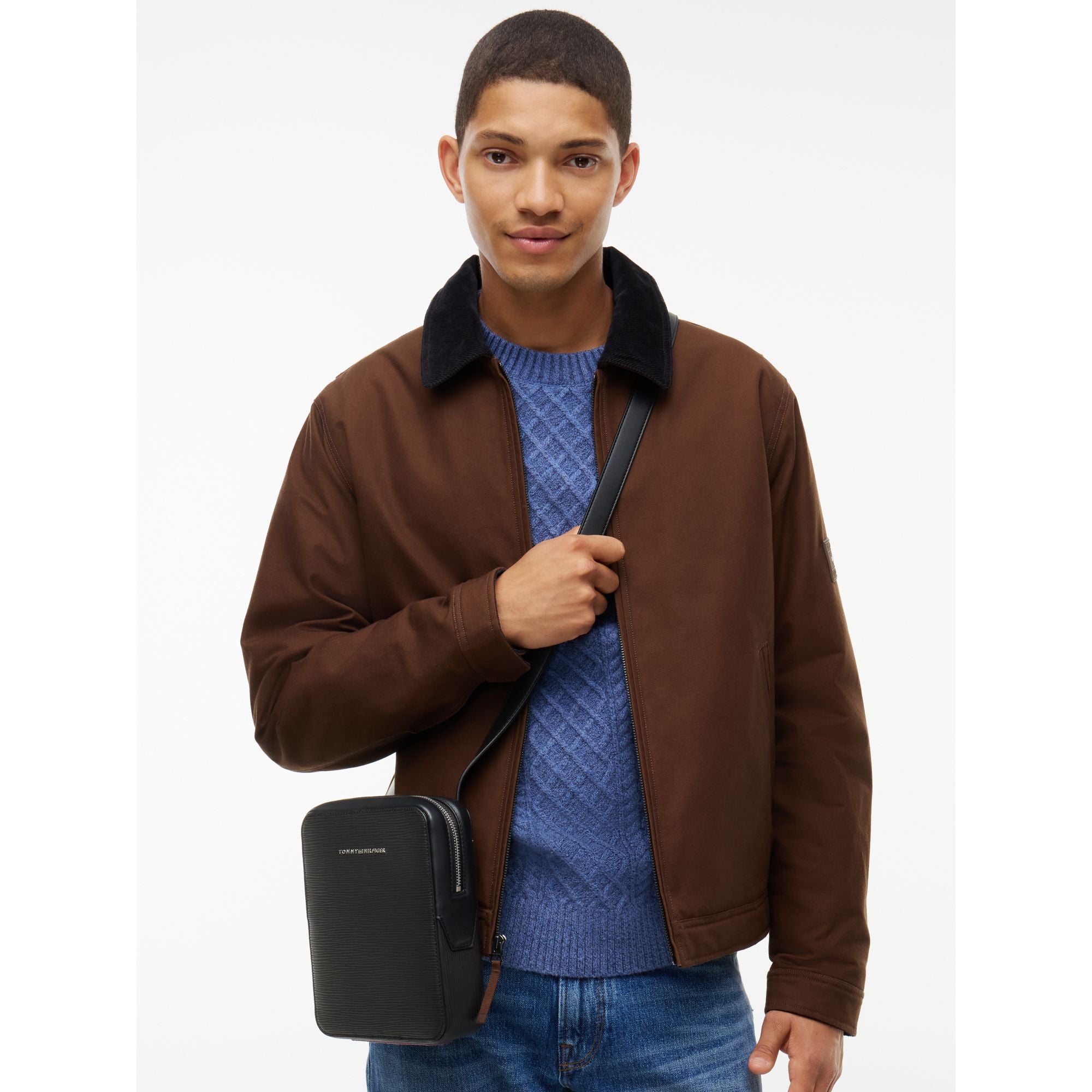 Tommy Hilfiger Business Saffiano Mini Reporter Bag