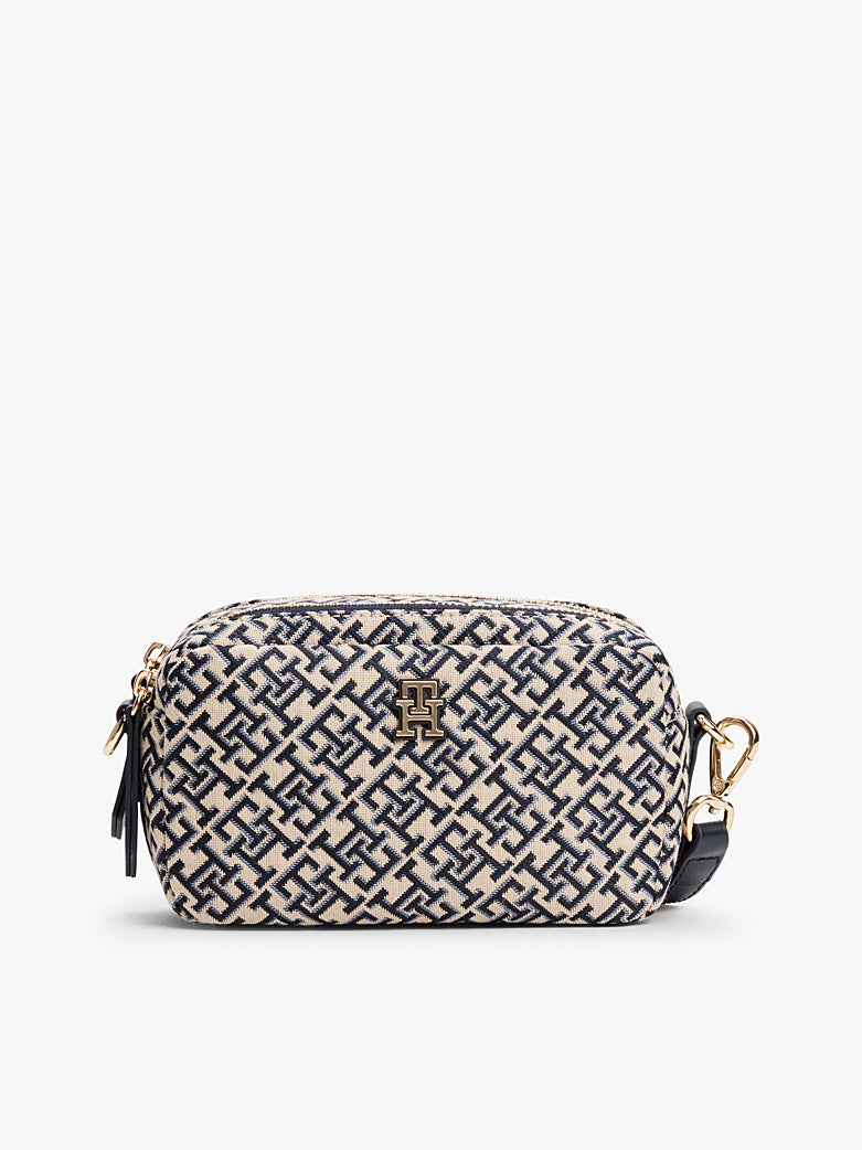 Tommy Hilfiger Monogram Jacquard Camera Bag