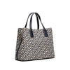 Tommy Hilfiger Monogram Jacquard Satchel Bag