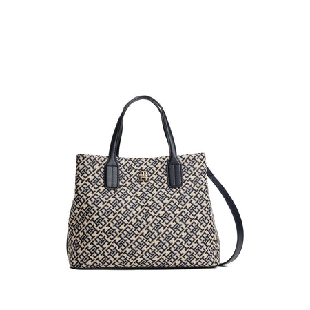 תיק טומי הילפיגר Monogram Jacquard Satchel