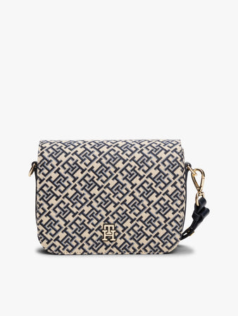 תיק טומי הילפיגר Monogram Jacquard Crossbody