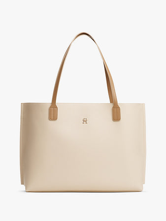 תיק טומי הילפיגר Monogram Plaque Tote
