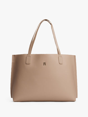 תיק טומי הילפיגר Monogram Plaque Tote