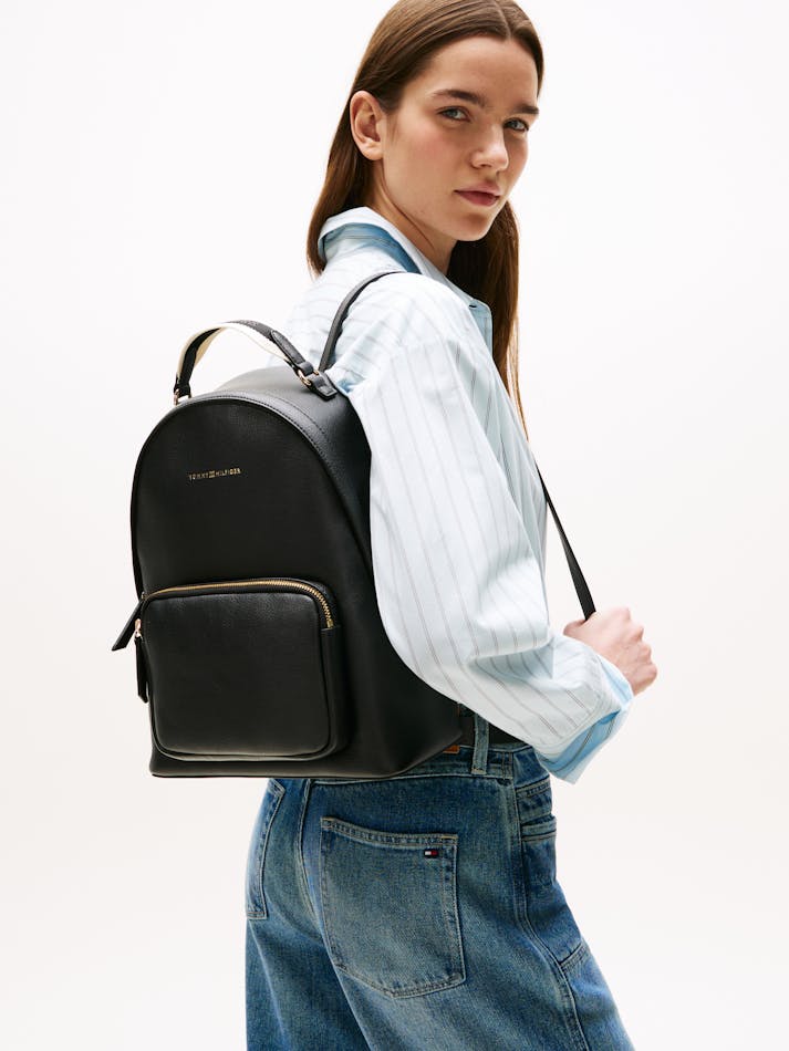Tommy Hilfiger Signature Top Handle Backpack Bag