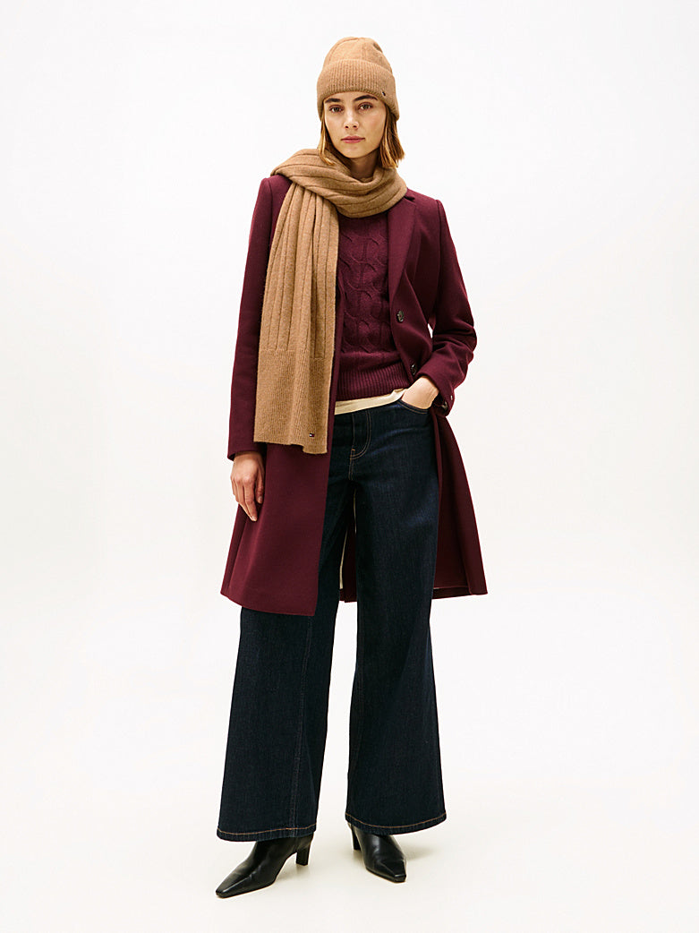 Tommy Hilfiger Fluffy Beanie and Scarf Set