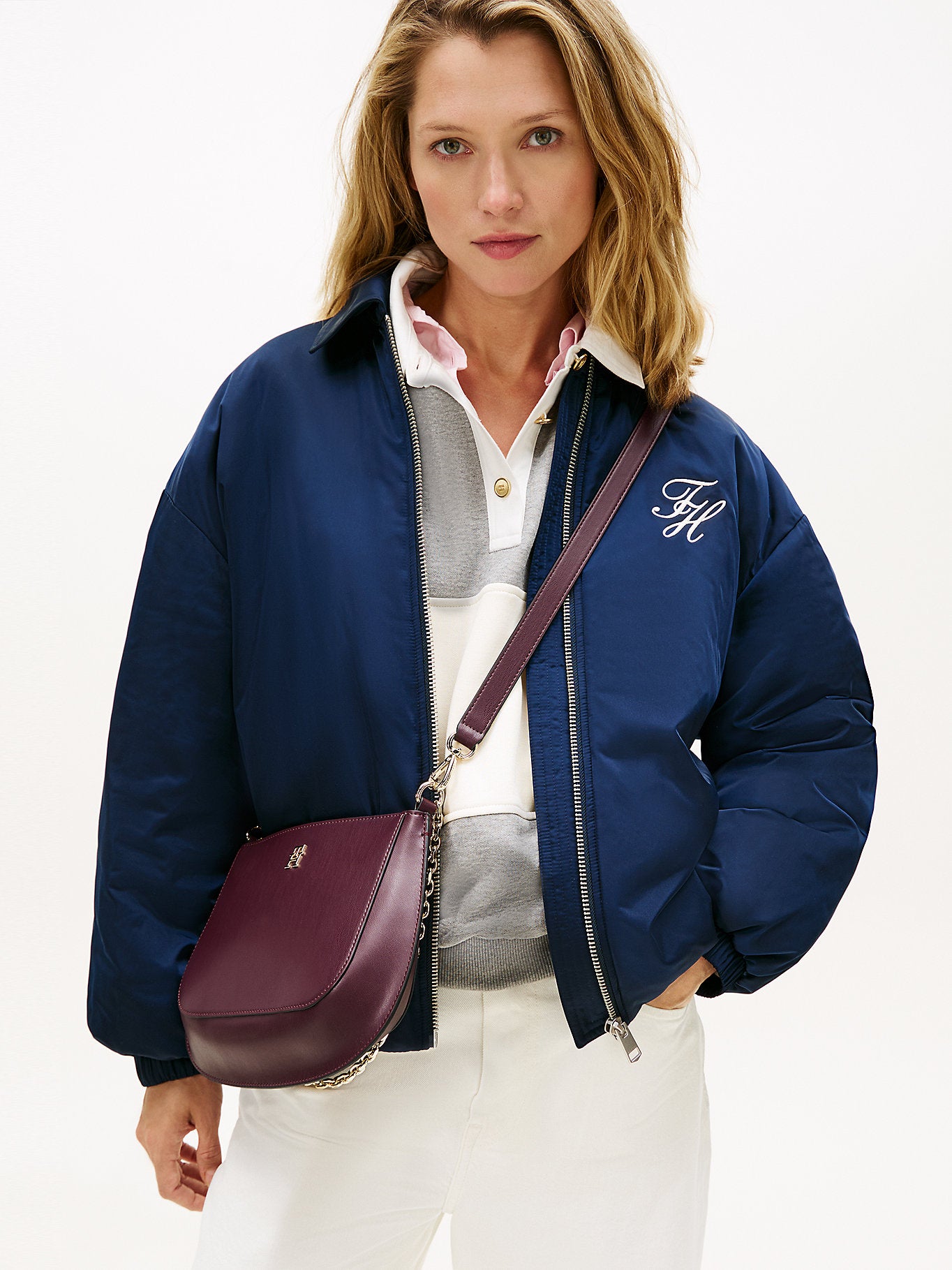 Tommy Hilfiger Glam Conv Med Crossover Bag