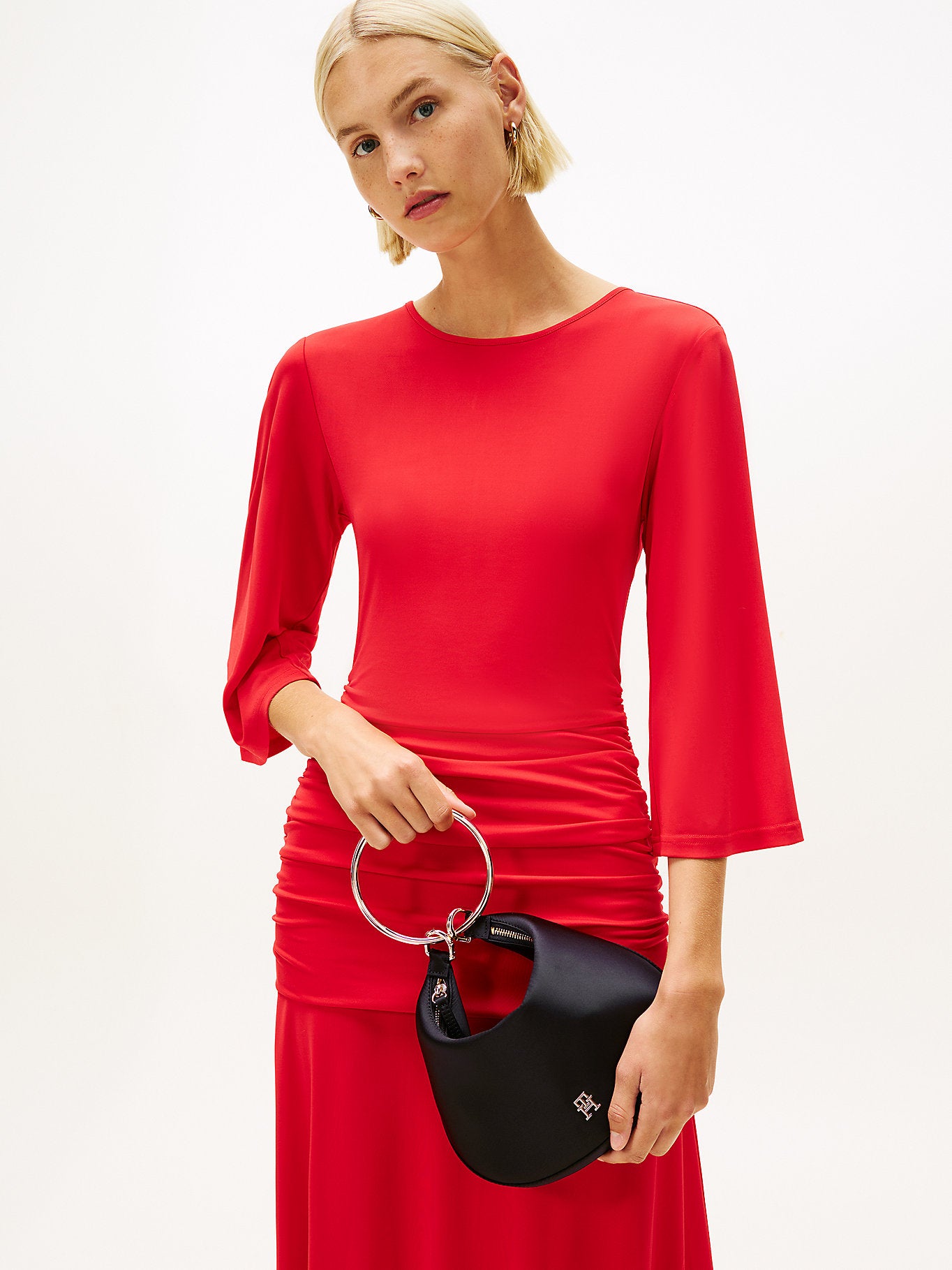 Tommy Hilfiger Bright Bracelet Hobo Satin Bag