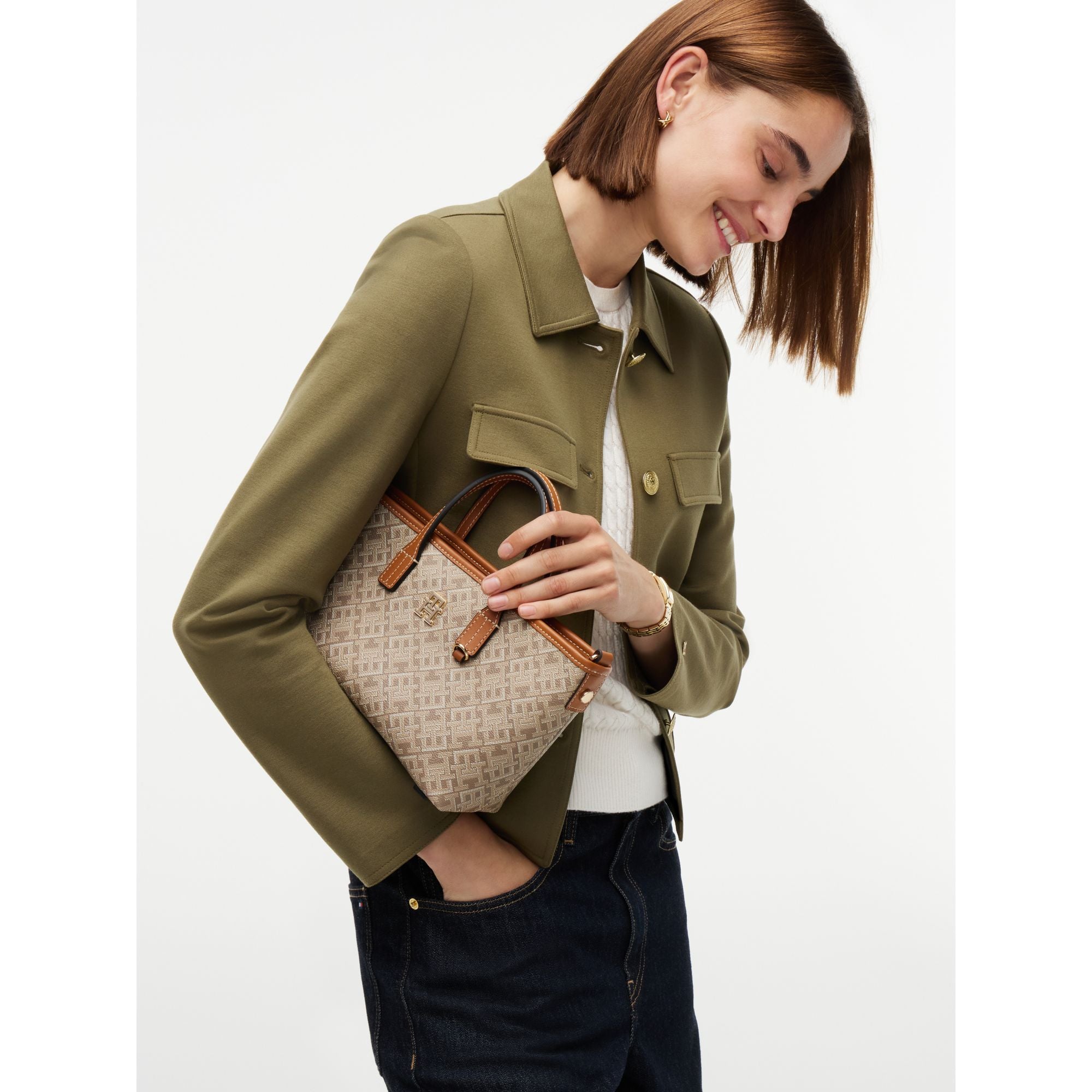 Tommy Hilfiger Monoplay Mini Tote Le Bag