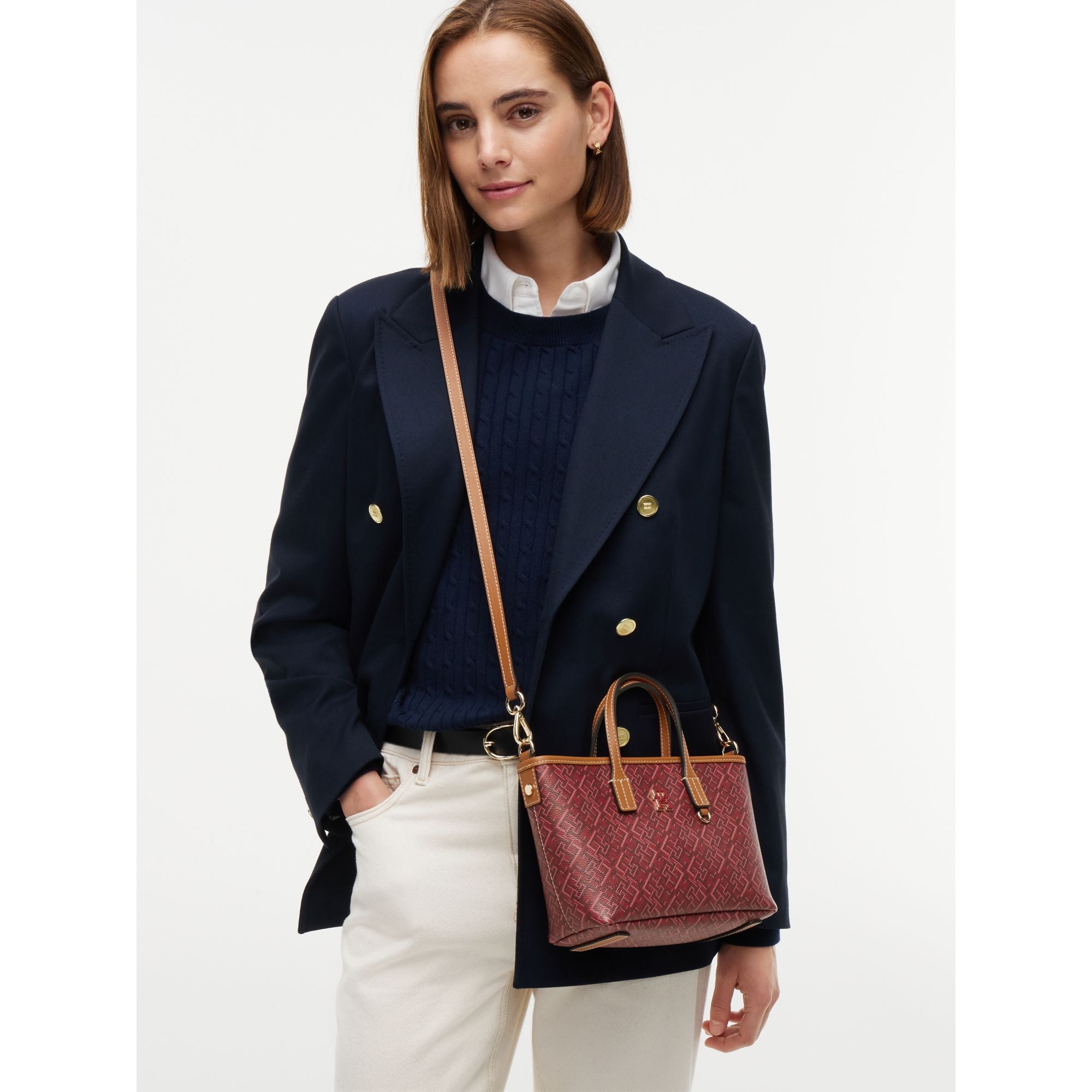 Tommy Hilfiger Monoplay Mini Tote Le Bag