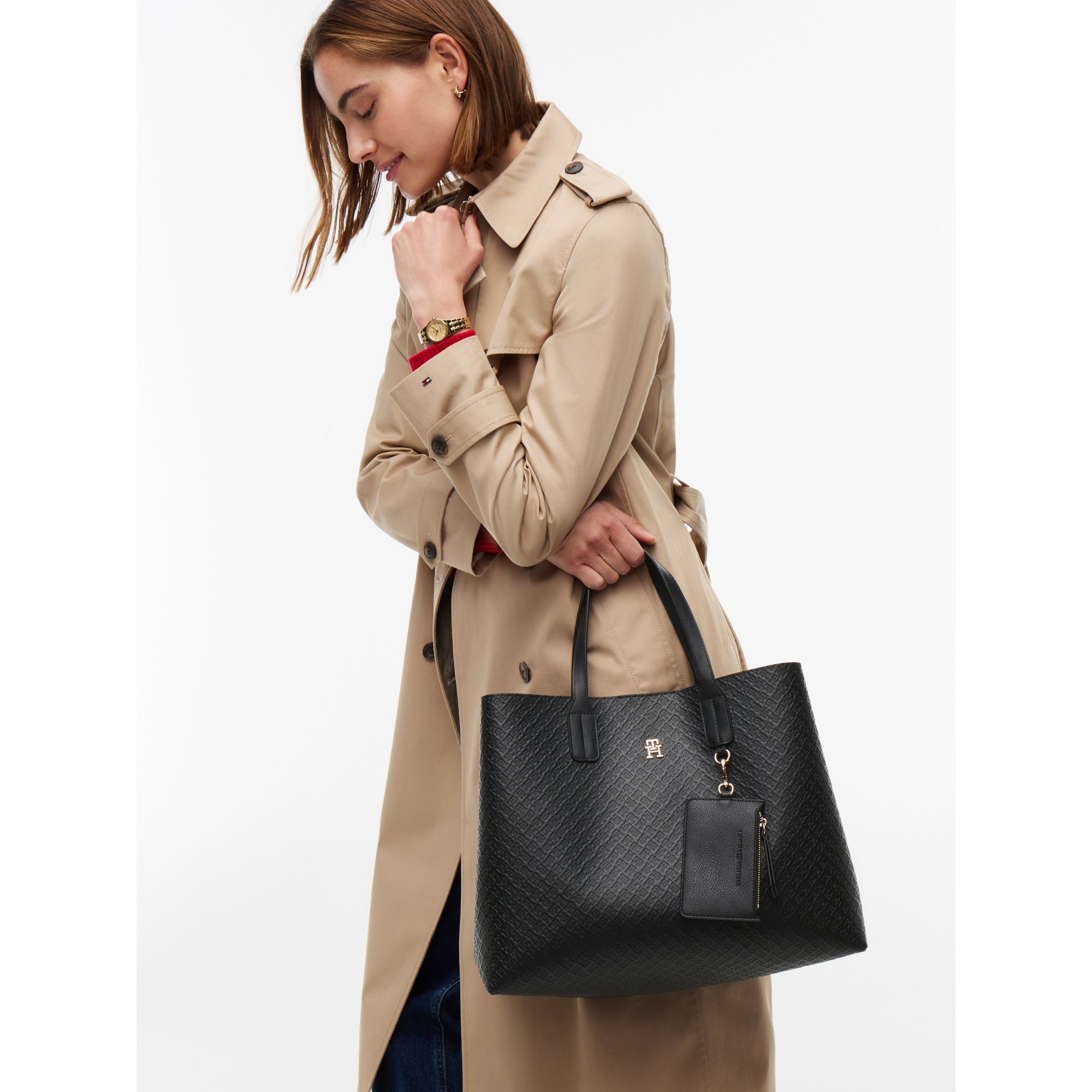 حقيبة تومي هيلفيجر Icon Satchel Mono