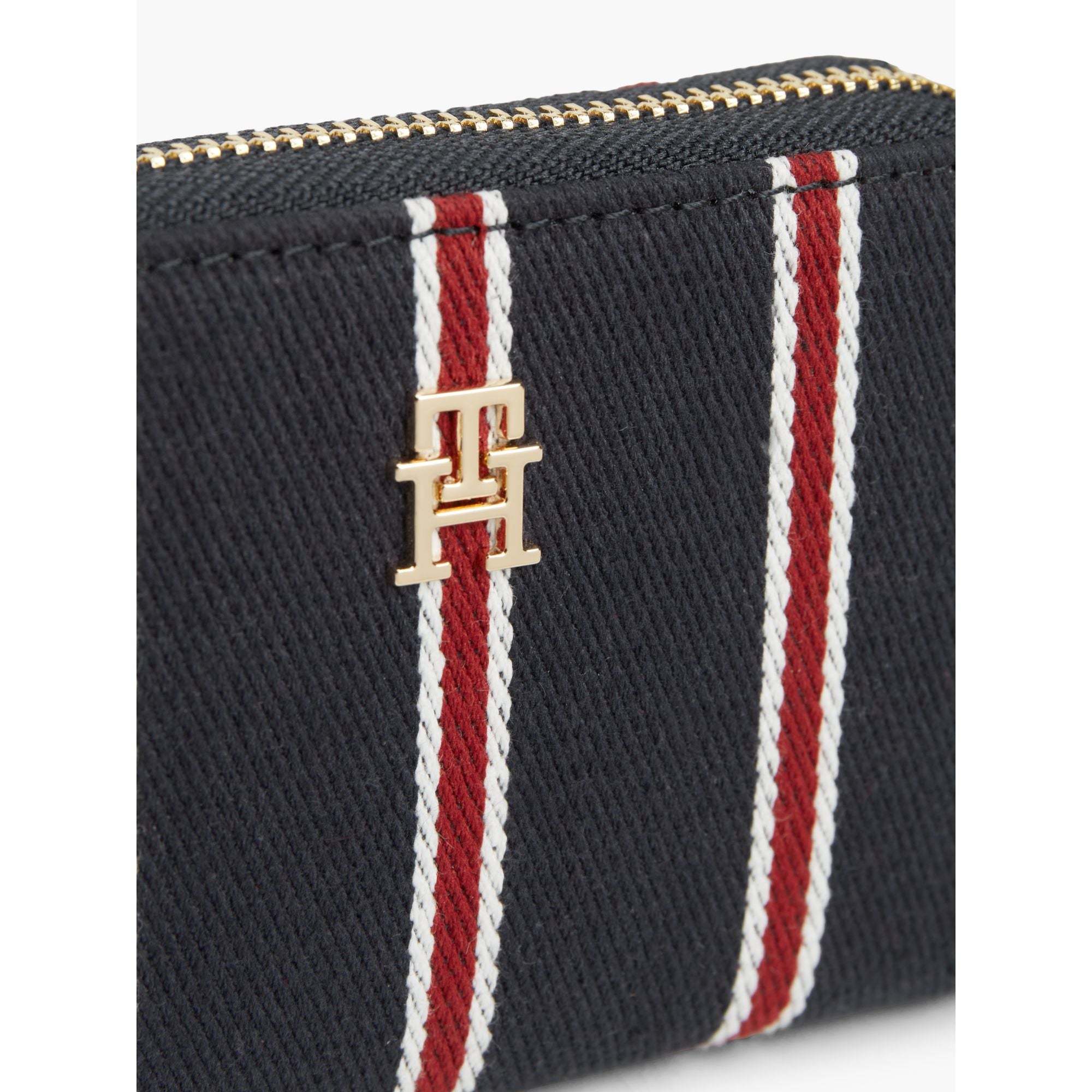 محفظة تومي هيلفيجر Icon Compact Za Stripe