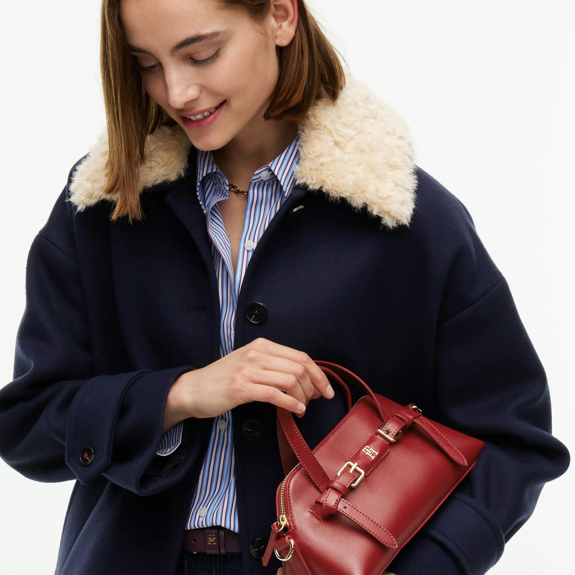 حقيبة تومي هيلفيجر Buckle Mini Tote