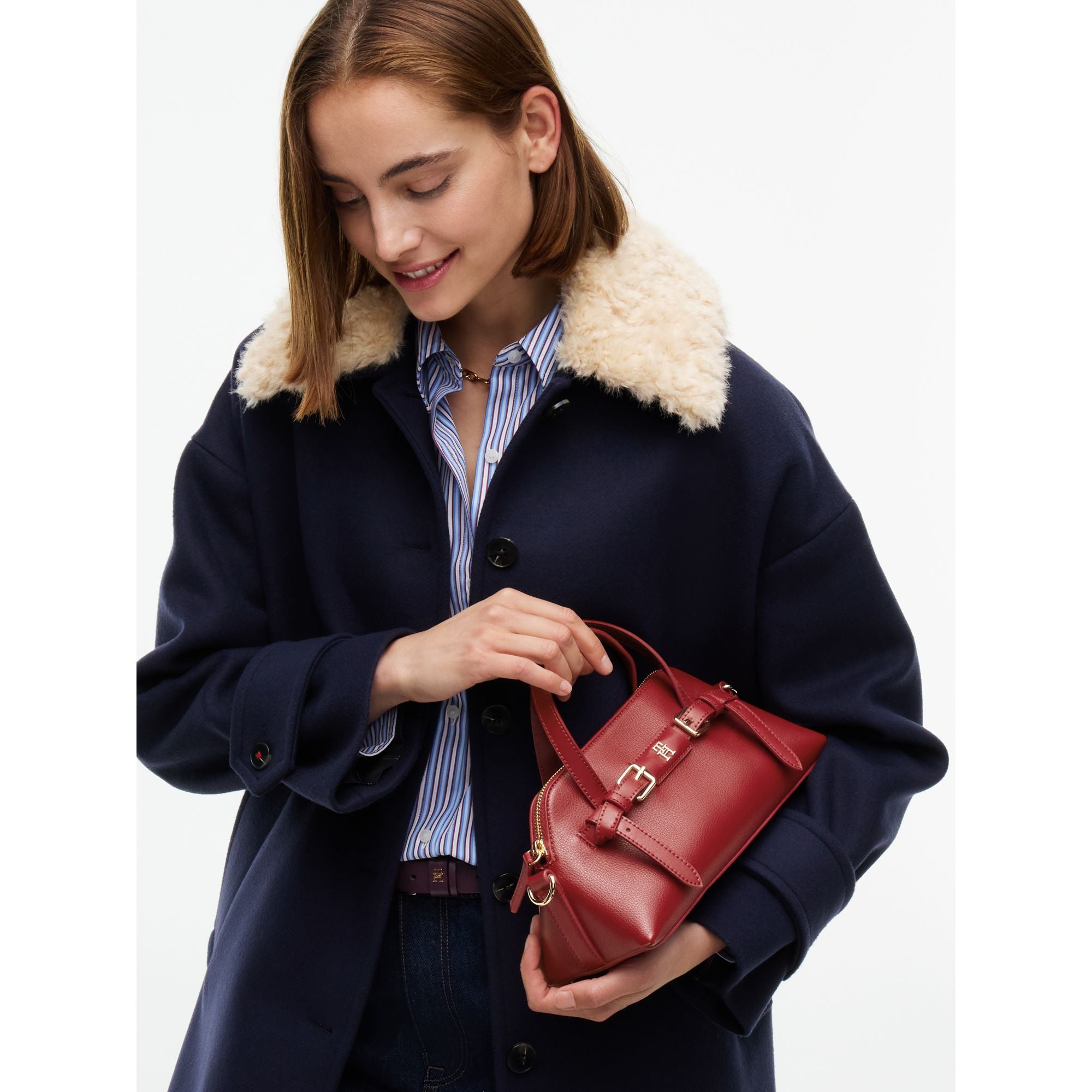 حقيبة تومي هيلفيجر Buckle Mini Tote