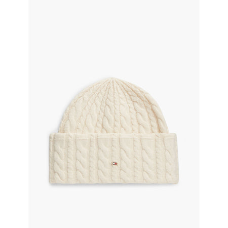 Tommy Hilfiger Enamel Flag Cable Beanie Hat