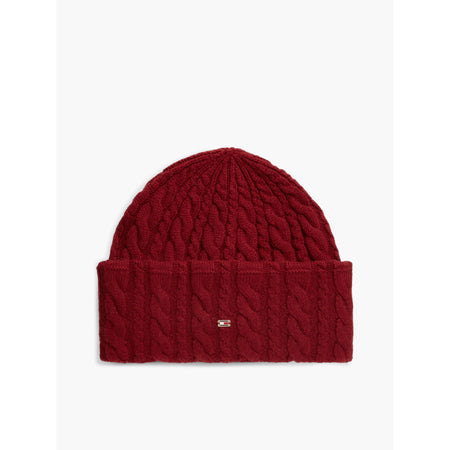 Tommy Hilfiger Enamel Flag Cable Beanie Hat