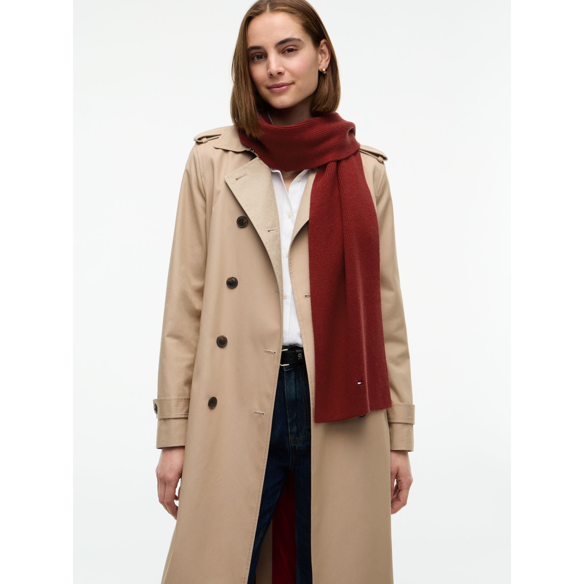 Tommy Hilfiger Flag Knit Scarf