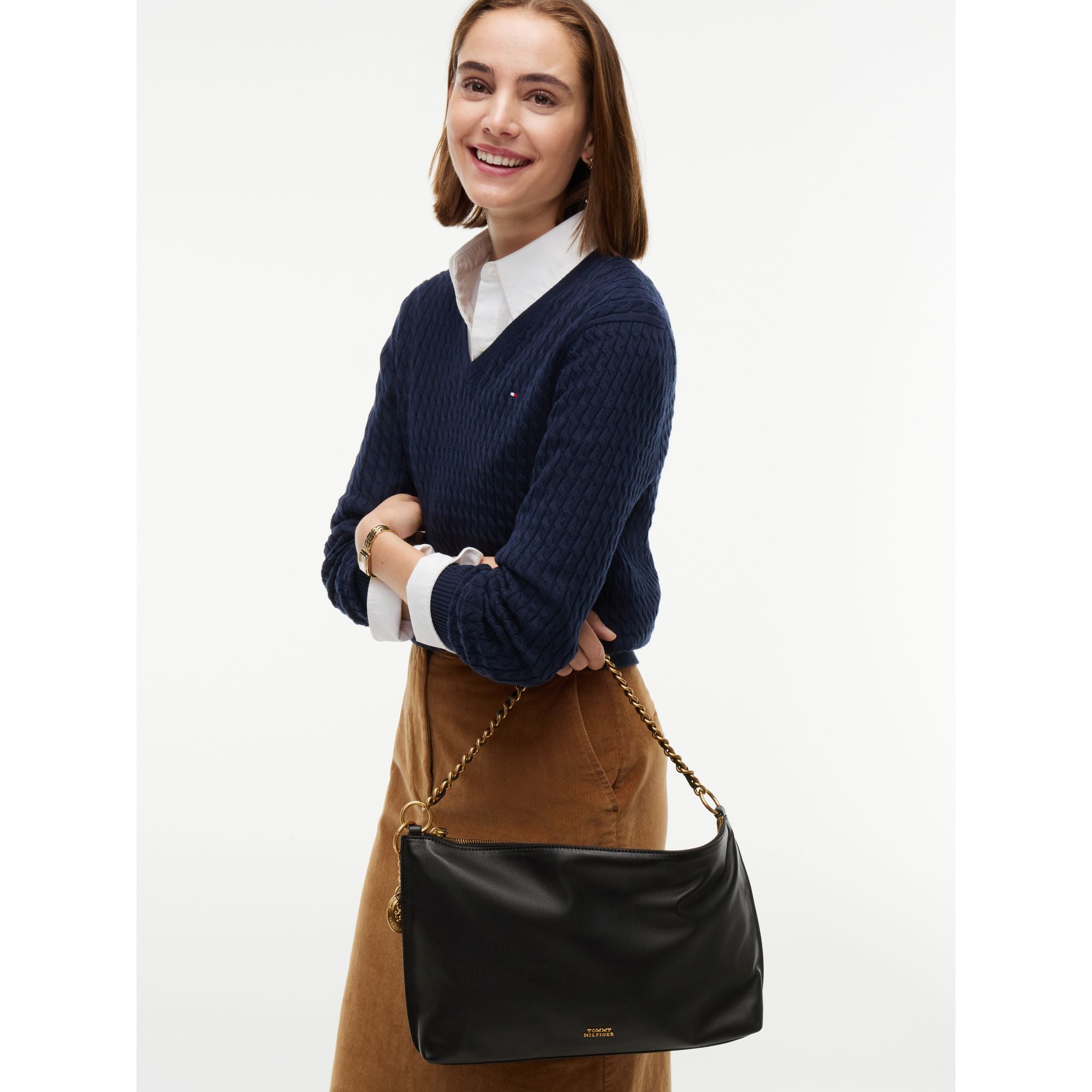 תיק טומי הילפיגר Downtown Mini Leather
