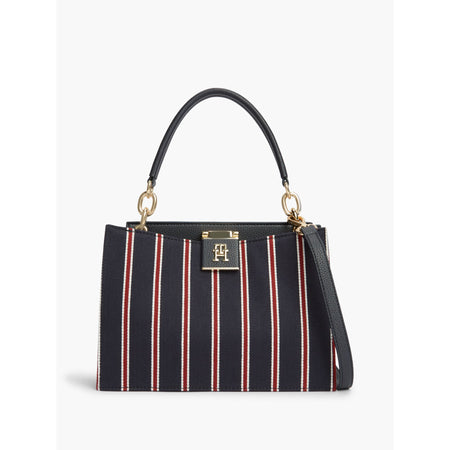 حقيبة تومي هيلفيجر Her Med Satchel Stripe