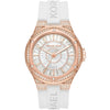Michael Kors Lennox Pavé Rose Gold-Tone Watch
