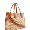 Guess Silvana Chevron Tote Bag