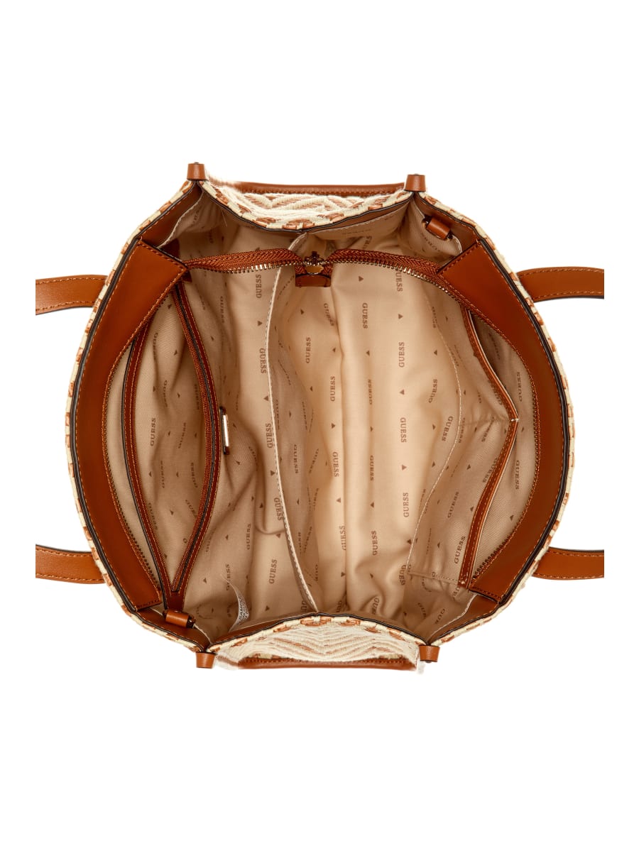 Guess Silvana Chevron Tote Bag