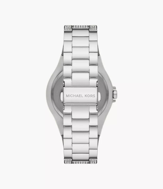 שעון מייקל קורס Lennox Pavé Silver-Tone