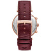 ساعة مايكل كورس Parker Red Dial Red Leather