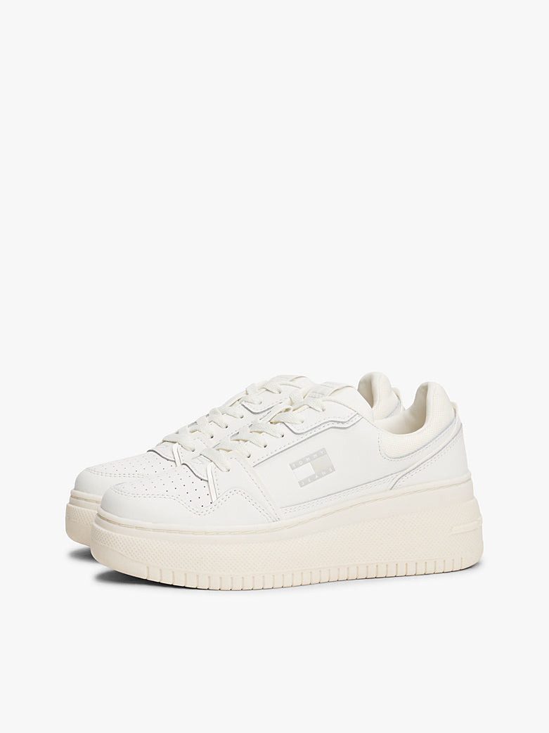 Tommy Hilfiger Platform Retro Basketball Trainers Sneaker