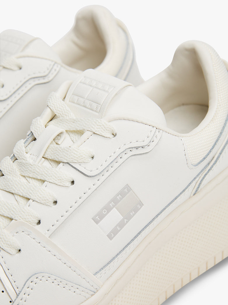 Tommy Hilfiger Platform Retro Basketball Trainers Sneaker