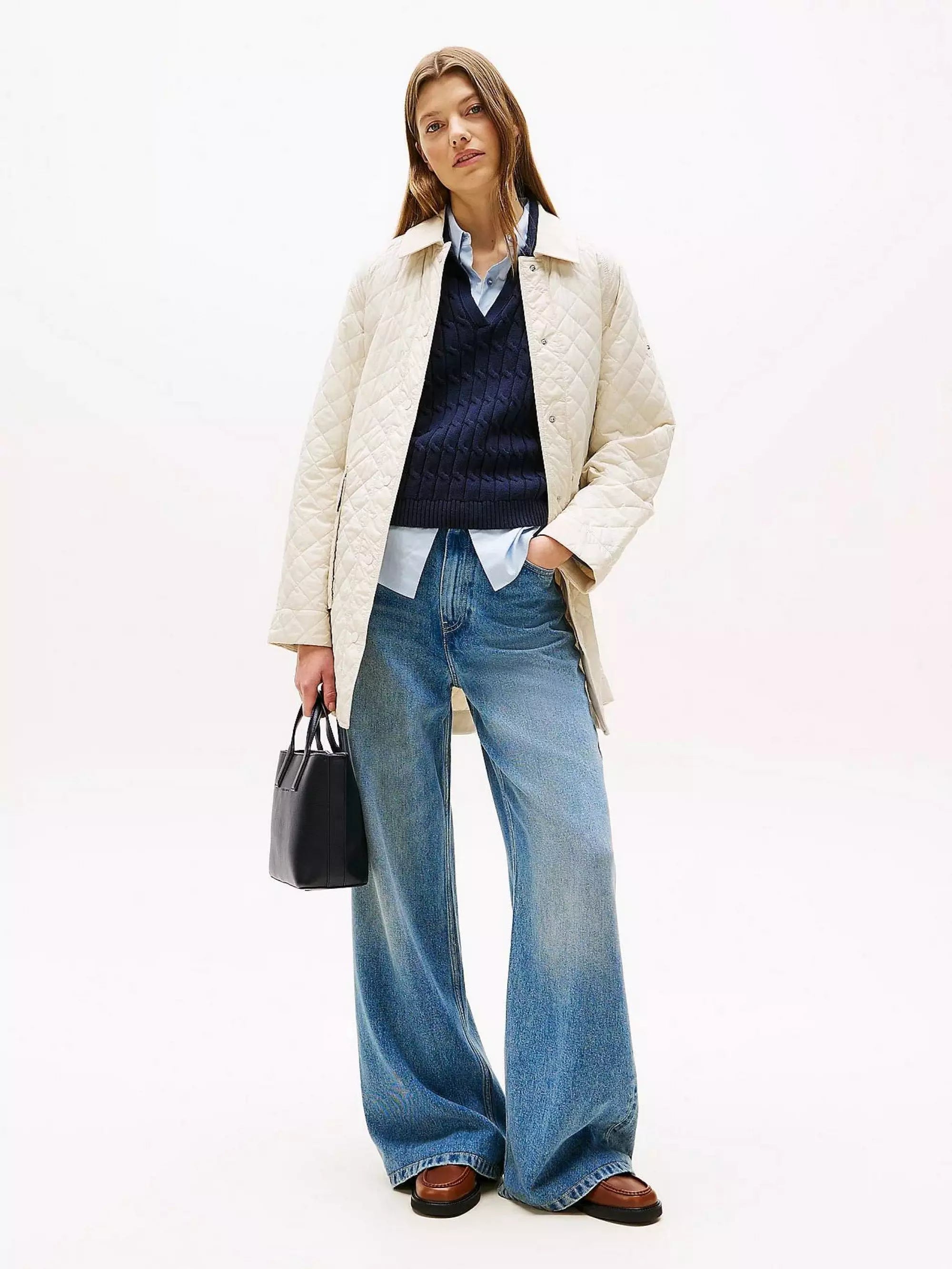 Tommy Hilfiger Logo Webbing Strap Tote Bag