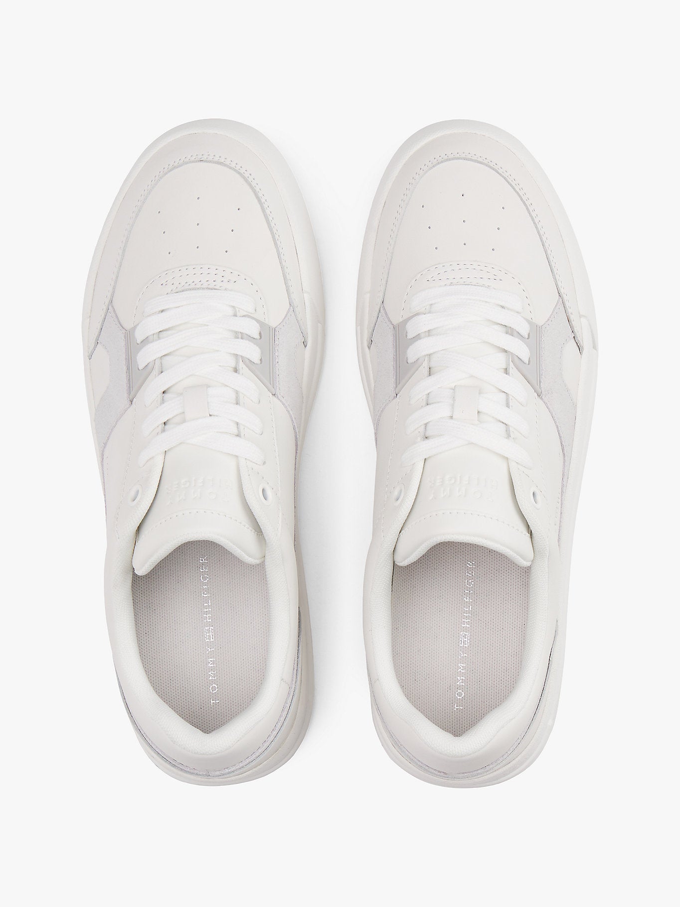 סניקרס טומי הילפיגר Contrast Panel Court Trainers