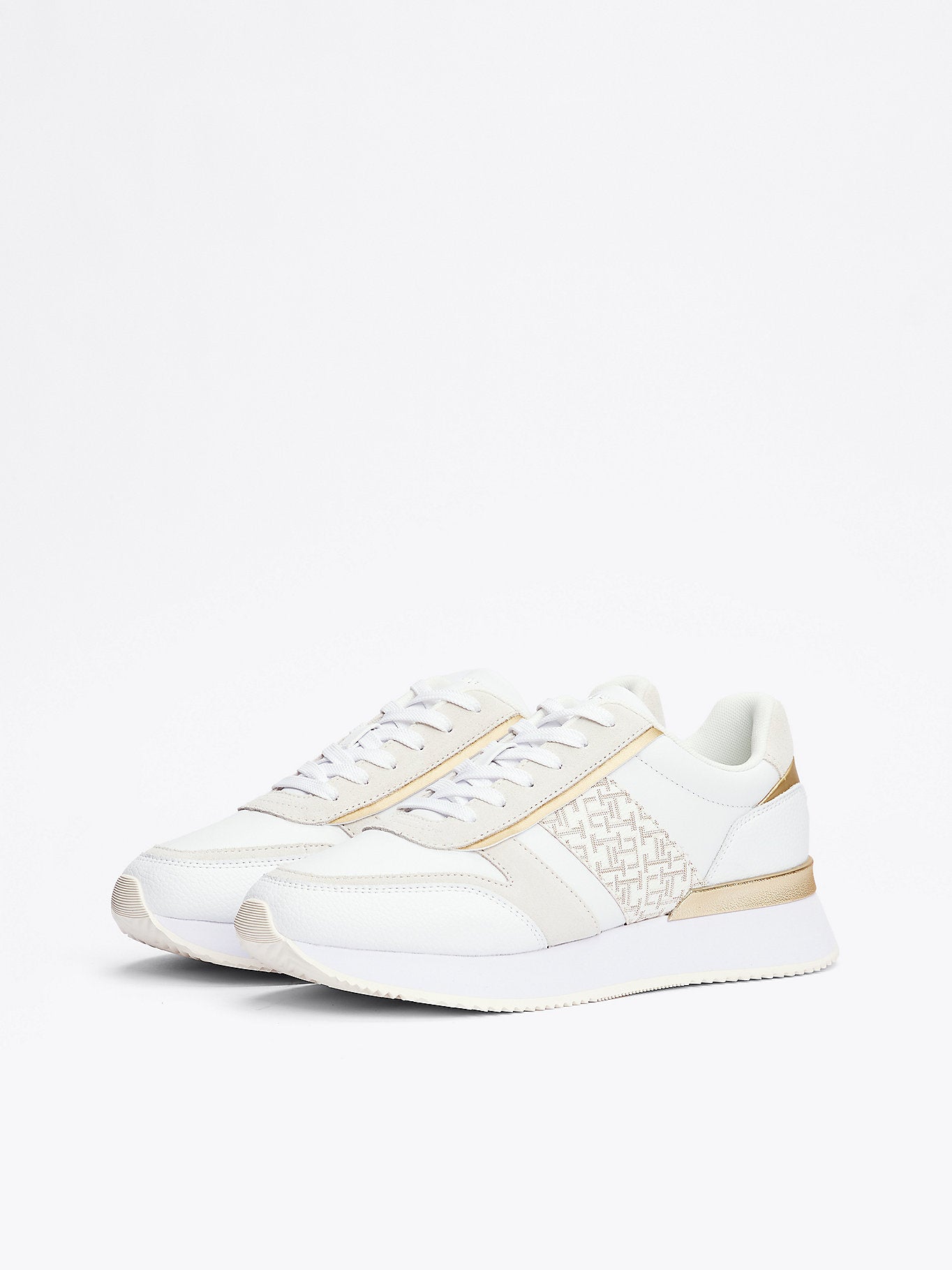 Tommy Hilfiger Th Monogram Metallic Sneaker