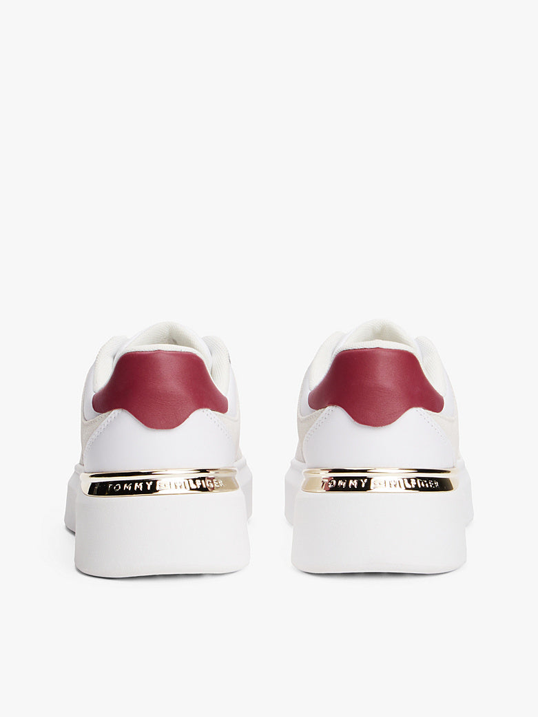 Tommy Hilfiger Mixed Texture Court Trainers Sneaker