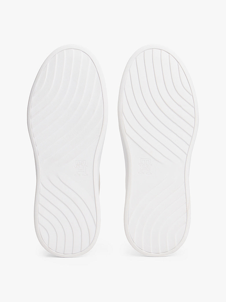 Tommy Hilfiger Mixed Texture Court Trainers Sneaker