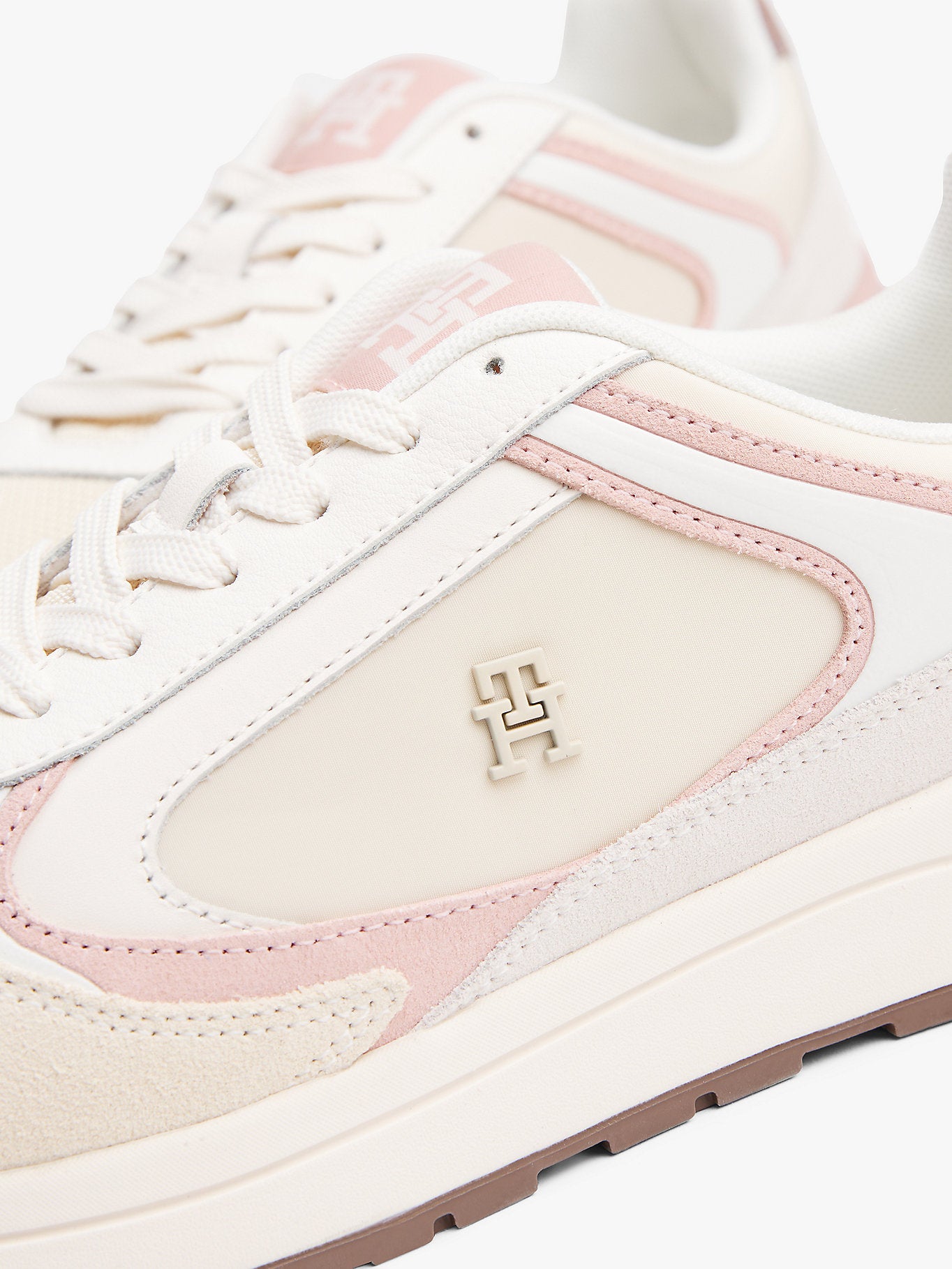 סניקרס טומי הילפיגר Suede Mixed Texture Trainers