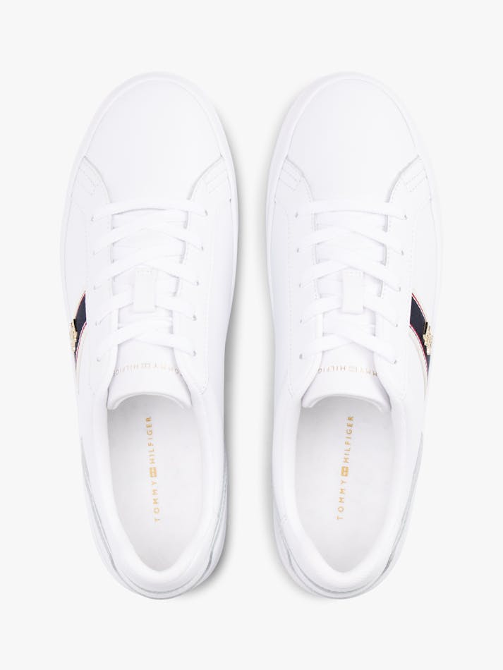 Tommy Hilfiger Th Monogram Plaque Trainers Sneaker