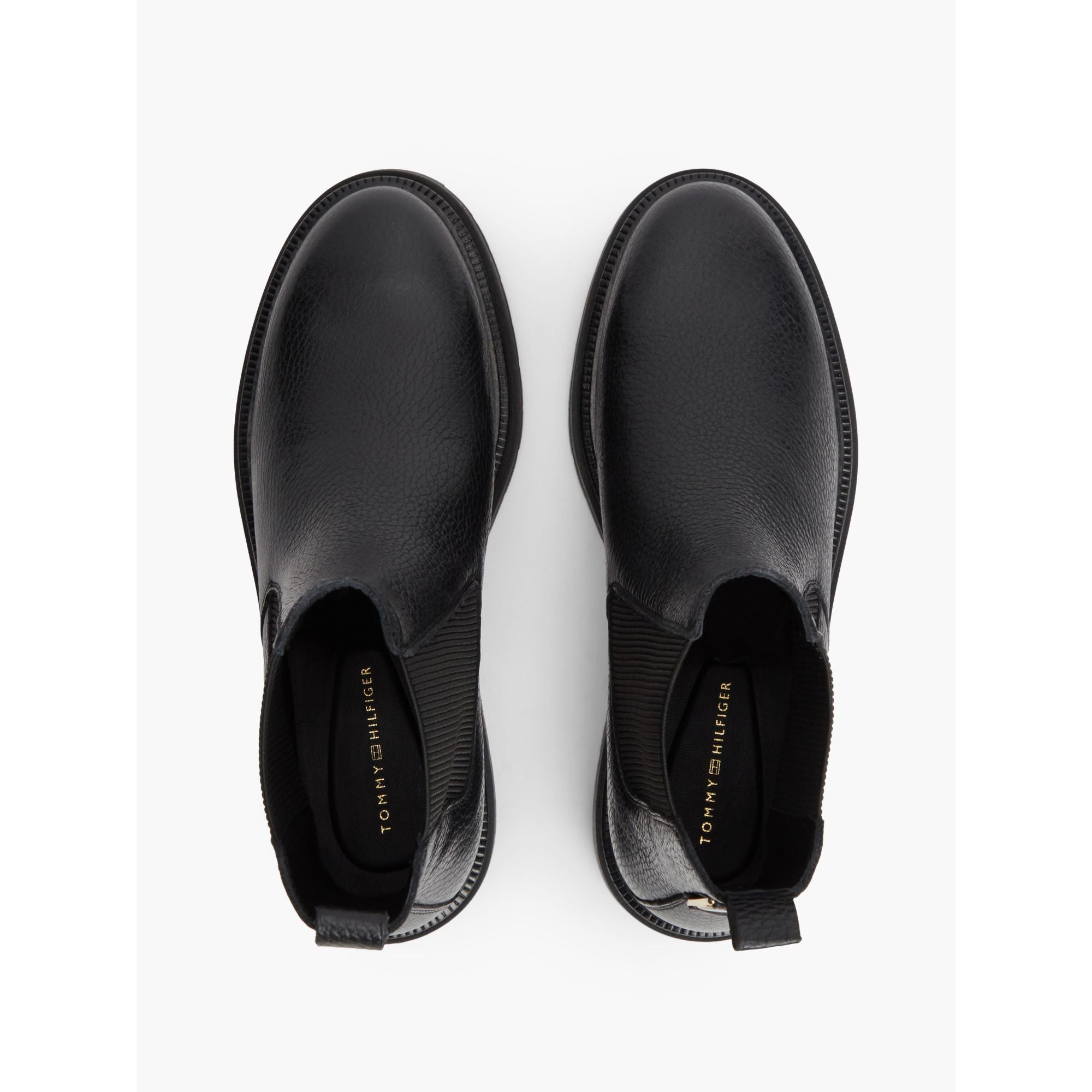 Tommy Hilfiger Emboss Grain Leather Chelsea Shoe