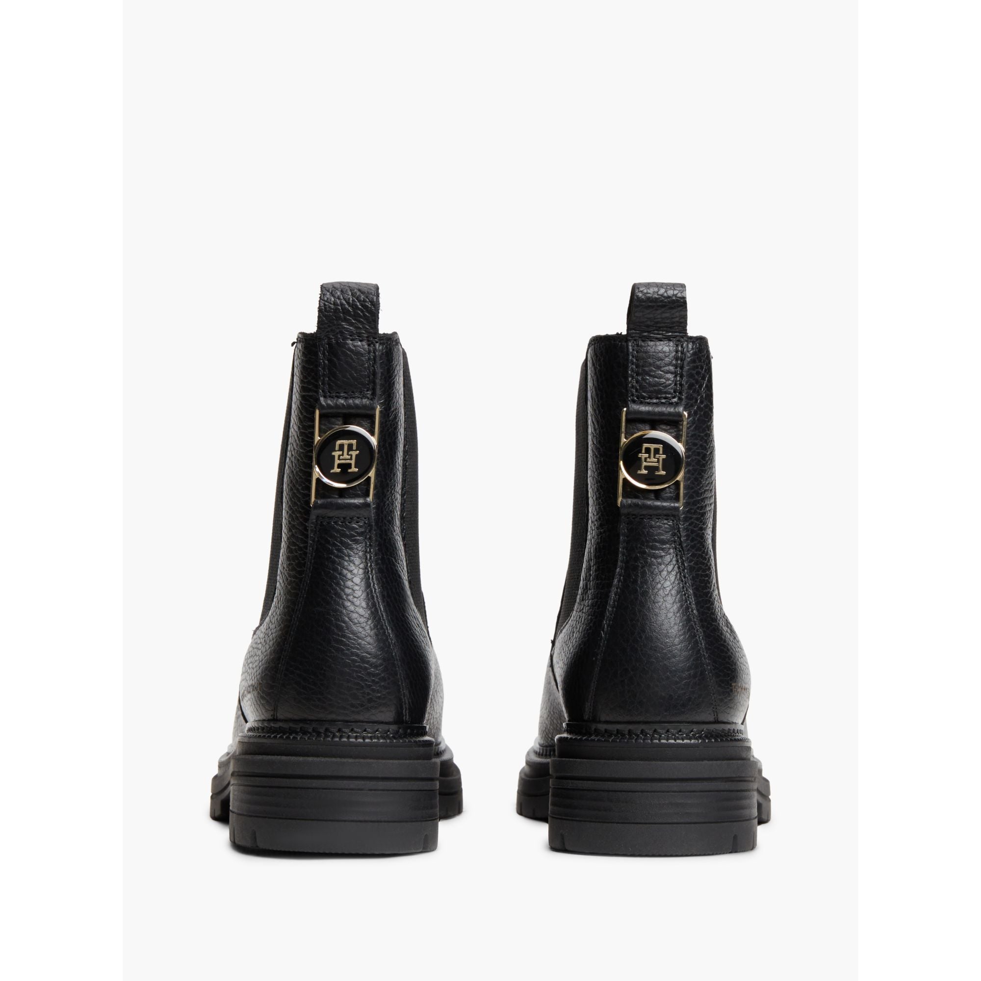 Tommy Hilfiger Emboss Grain Leather Chelsea Shoe