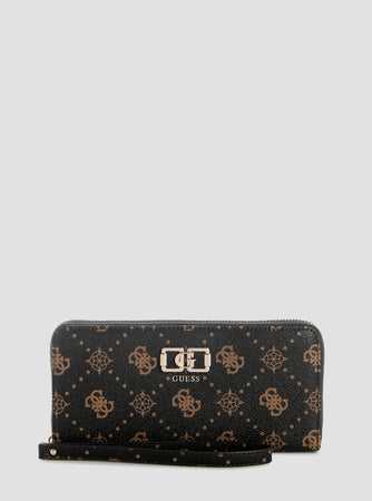 Guess Emelie Large Zip Around Wallet