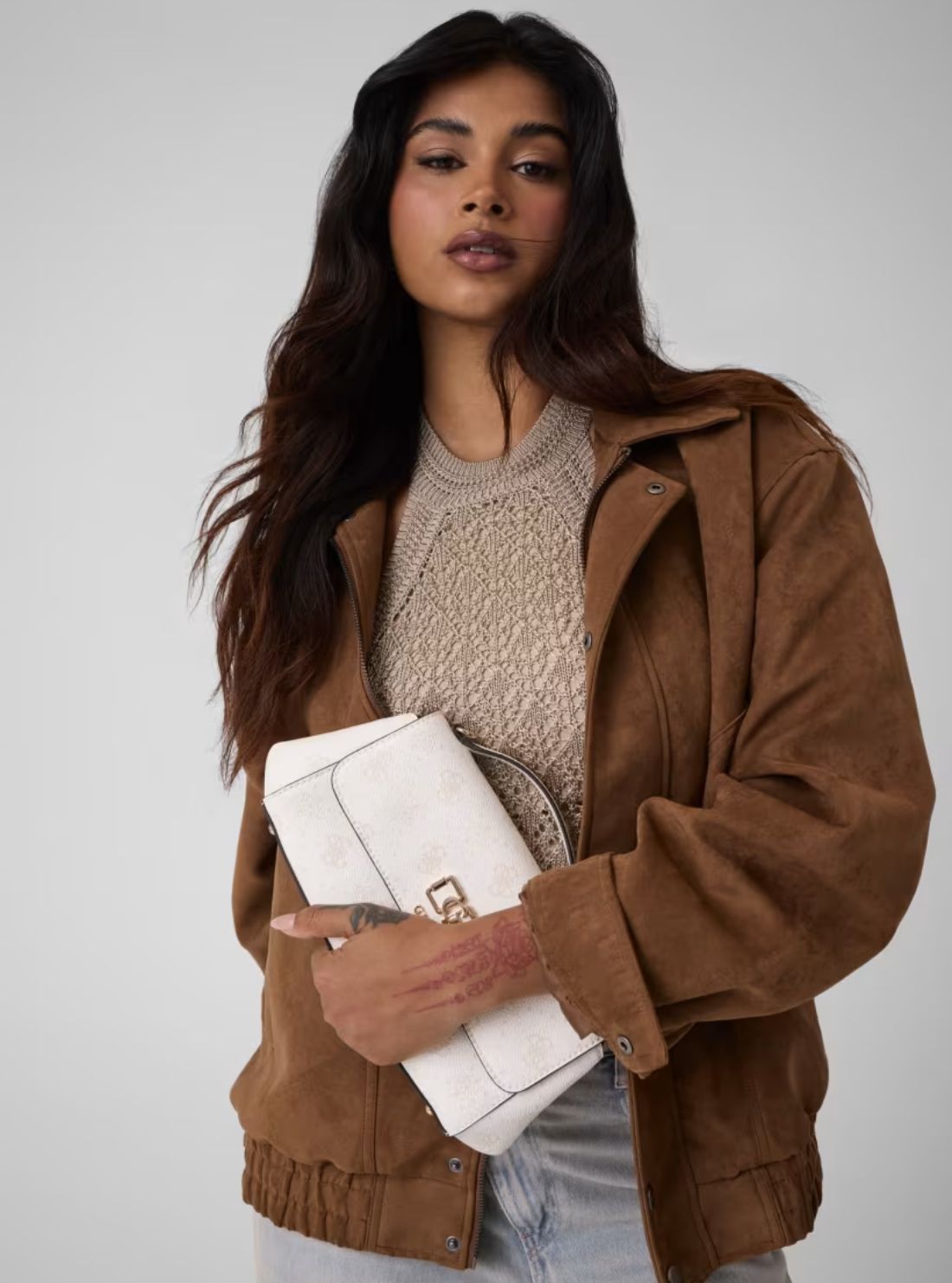 Guess Emelie Flap Crossbody Bag